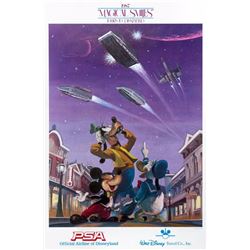 PSA Airline Disneyland Travel Poster.