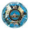 Image 1 : Disneyland Souvenir Scalloped Glass Plate.