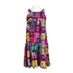 "Enchanted Tiki Room" Cast Member Sleeveless Dress - Pattern A.