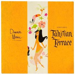 Tahitian Terrace Dinner Menu.