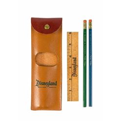 Disneyland Leather Pencil Case.