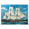 Image 1 : Large "Sailing Ship Columbia" 40th Anniversary Lithograph.