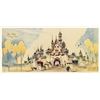 Image 1 : Signed "Sleeping Beauty Castle" Concept Art Limited Edition.