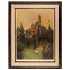 Image 2 : Signed "Sleeping Beauty Castle at Twilight" Lithograph.