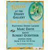 Image 1 : "Disney Gallery" Marc Davis Artist Event Sign.