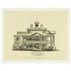 Image 1 : "Haunted Mansion" South Elevation Lithograph.
