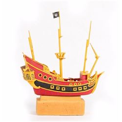 Captain Hook Jolly Roger Pirate Ship Model.