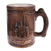 Image 1 : Ceramic Wood-Look "Sleeping Beauty Castle" Mug.