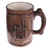 Image 3 : Ceramic Wood-Look "Sleeping Beauty Castle" Mug.