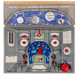 Disneyland Rocket Ship Control Board Toy in Box.