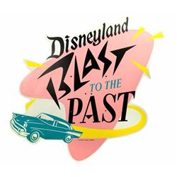 "Blast to the Past" Disneyland Sign.