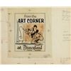 Image 3 : Set of Disneyland "Art Corner" Development Art.