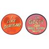 Image 2 : Pair of Lenticular "Flicker" Character Pins.