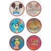 Image 1 : Set of (3) Lenticular "Flicker" Character Pins.