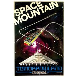  Space Mountain  Opening Year Poster.