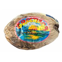 Walt Disney World Coconut Postcard.