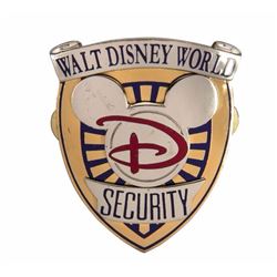 Walt Disney World Security Hat Badge.