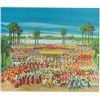 Image 1 : "We Did It!" Charles Boyer Signed Lithograph.