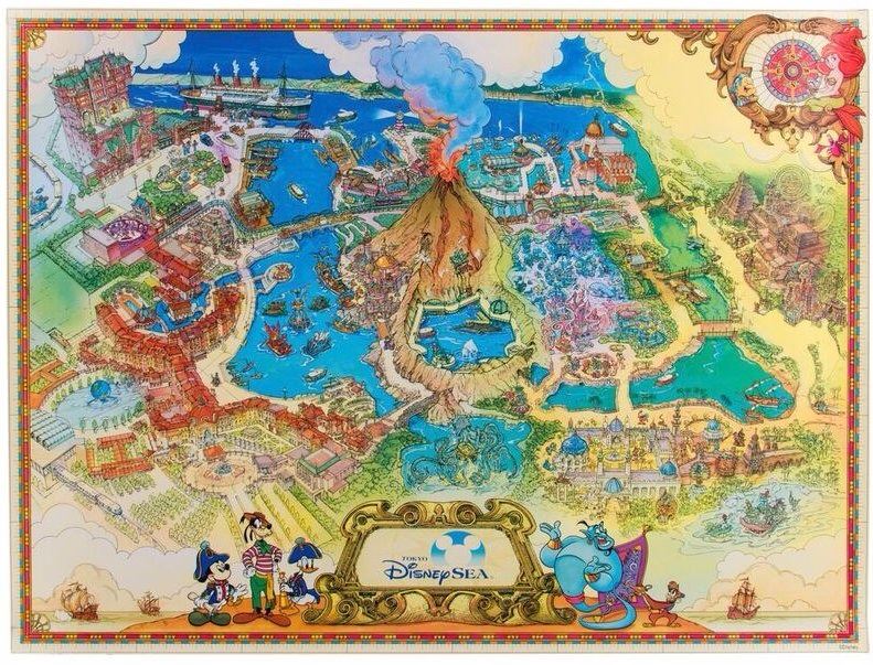 Jungle Maps Map Of Disneysea Japan