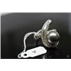 Image 8 : Gray Black Tahitian Cultured Pearl Ring - 10.5mm Pearl, 68 Diamonds, 18K White Gold, 14.8 grams