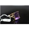Image 2 : Rectangle Cut Amethyst Ring, 15.9 x12 x 8.3mm, Approx 11 ct, 10K Gold, 5.0 grams