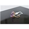 Image 8 : Rectangle Cut Amethyst Ring, 15.9 x12 x 8.3mm, Approx 11 ct, 10K Gold, 5.0 grams