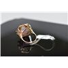 Image 8 : Lavender Jadeite Jade Ring - 14x19mm Cabochon, 3 Amethysts Approx .30 ct, 14K Gold, 8.9 grams