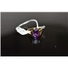Image 2 : Cushion Cut Amethyst Ring, 10.2 x 9.2mm Approx. 2.5 ct, 14K Yellow Gold, 3.4 grams