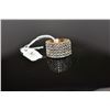 Image 1 : Diamond Band Ring - 55 Round Brilliant Cut Diamonds Approx 1.10 ct, Unmarked Yellow Gold, 8.4 grams