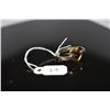 Image 2 : Tiffany Sterling & 18K Yellow Gold & Sterling Band Ring, "Open Heart" Design, 2.8 g