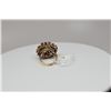 Image 8 : Ruby Cluster Ring - 37 Round Faceted Rubies, Approx 1.5 ct, 14K Gold,  6.6 grams