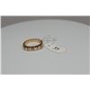Image 8 : Diamond Band Ring, 4 Round Brilliant Cut Diamonds Approx .41 ct, Channel Set, 14K Gold, 4.3 grams