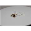 Image 1 : Pear Shaped Citrine Ring - 4 x 6mm Approx .40 ct, Round Single Cut Diamond Approx .01 ct, 14K Gold, 