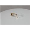 Image 4 : Pear Shaped Citrine Ring - 4 x 6mm Approx .40 ct, Round Single Cut Diamond Approx .01 ct, 14K Gold, 