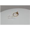 Image 6 : Pear Shaped Citrine Ring - 4 x 6mm Approx .40 ct, Round Single Cut Diamond Approx .01 ct, 14K Gold, 
