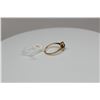 Image 7 : Pear Shaped Citrine Ring - 4 x 6mm Approx .40 ct, Round Single Cut Diamond Approx .01 ct, 14K Gold, 