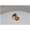 Image 8 : Citrine, Pearl, Peridot Ring - Citrine 2.5 ct, Peridot 1.0 ct, (2) 4.5mm Pearls, 14K, 9.7 g