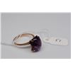 Image 2 : Amethyst Cabochon Ring, 10 x 12.8mm, 14K Gold, 2.8 grams