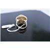 Image 8 : Cultured Mabe Pearl & Diamond Ring - 15mm Pearl, 34 Round Brilliant Cut Diamonds Approx .17 ct, 14K 