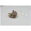 Image 2 : Stepped Star Diamond Cluster Ring - Approx .15 ct Brilliant Cut Diamond, 42 Brilliant Cut Diamonds A
