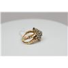 Image 7 : Stepped Star Diamond Cluster Ring - Approx .15 ct Brilliant Cut Diamond, 42 Brilliant Cut Diamonds A