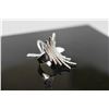 Image 8 : Fancy Design Cubic Zirconia Ring - Approx 2.0 ct, 14K White Gold, 7.6 grams