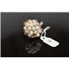 Image 2 : Pearl Cluster Ring - 25 Freshwater Cultured Pearls, 14K Yellow Gold, 10.1 grams