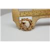 Image 14 : Opal Cabochon Ring, Reticulated Branch Design, 7 x 9mm, 14K Gold, 9 grams