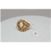 Image 4 : Opal Cabochon Ring, Reticulated Branch Design, 7 x 9mm, 14K Gold, 9 grams