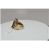 Image 11 : 12ct Tourmaline & Diamond Ring - 16 Diamonds .32 ct, 8 Square Tourmalines, 14K, 13.1 g