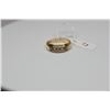 Image 3 : Diamond Band Ring, 3.5-6mm Width Tapered, 5 Diamonds .10 ct, 14K Gold, 4.4 g