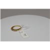 Image 11 : Diamond Band Ring 2-3mm Tapered, 7 Brilliant Cut Diamonds Approx .07 ct, 14K Yelllow Gold, 2.1 grams