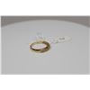 Image 3 : Diamond Band Ring 2-3mm Tapered, 7 Brilliant Cut Diamonds Approx .07 ct, 14K Yelllow Gold, 2.1 grams