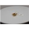 Image 1 : Diamond Plumeria Ring - 1 Round Brilliant Cut Diamond Approx .02 ct, 14K Yellow Gold, 1 gram